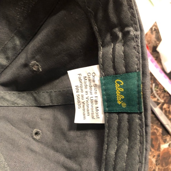 Cabela's Strapback Embroidered Baseball Hat Cap Green One Size Adjustable - Picture 10 of 11